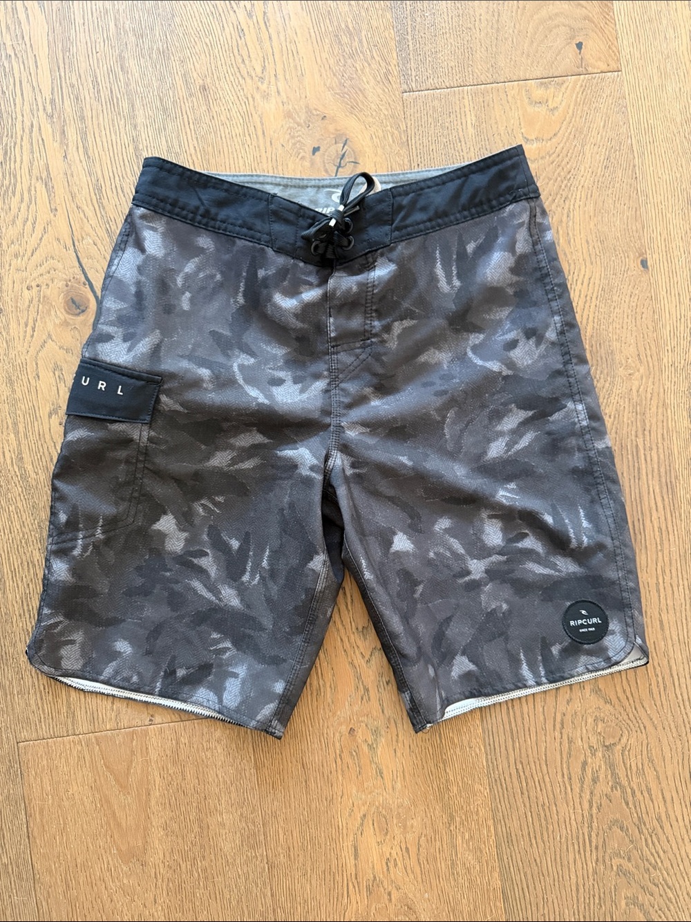 Rip Curl Men's Gray & Black Camo Board Shorts